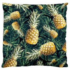 Pattern Ananas Tropical Large Cushion Case (one Side) by kcreatif