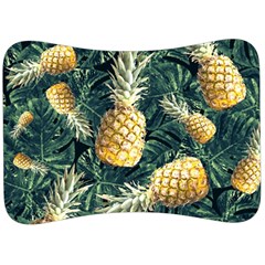 Pattern Ananas Tropical Velour Seat Head Rest Cushion by kcreatif