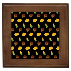 Pumpkin Framed Tile by designsbymallika