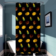 Pumpkin Shower Curtain 36  X 72  (stall)  by designsbymallika