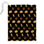 PUMPKIN Drawstring Pouch (4XL) Back