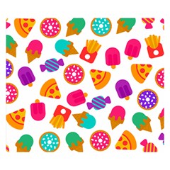 Candies Are Love Double Sided Flano Blanket (small)  by designsbymallika