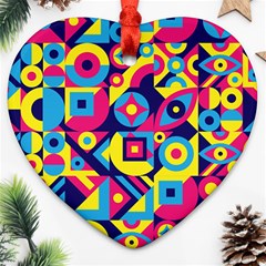 Doodle Pattern Ornament (heart) by designsbymallika