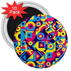 Doodle Pattern 3  Magnets (10 Pack)  by designsbymallika