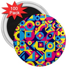 Doodle Pattern 3  Magnets (100 Pack) by designsbymallika