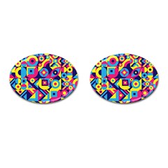 Doodle Pattern Cufflinks (oval) by designsbymallika