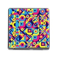 Doodle Pattern Memory Card Reader (square 5 Slot) by designsbymallika