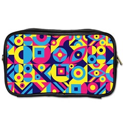 Doodle Pattern Toiletries Bag (one Side) by designsbymallika