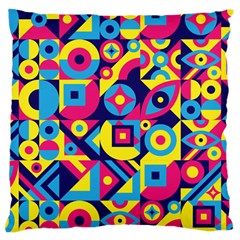 Doodle Pattern Large Cushion Case (two Sides) by designsbymallika