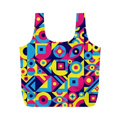 Doodle Pattern Full Print Recycle Bag (m) by designsbymallika