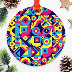 Doodle Pattern Ornament (round) by designsbymallika