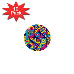 Doodle Pattern 1  Mini Buttons (10 Pack)  by designsbymallika