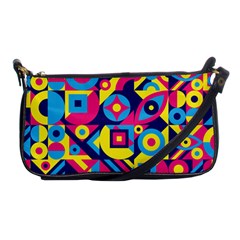 Doodle Pattern Shoulder Clutch Bag by designsbymallika