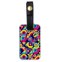 Doodle Pattern Luggage Tag (one Side) by designsbymallika