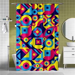 Doodle Pattern Shower Curtain 48  X 72  (small)  by designsbymallika