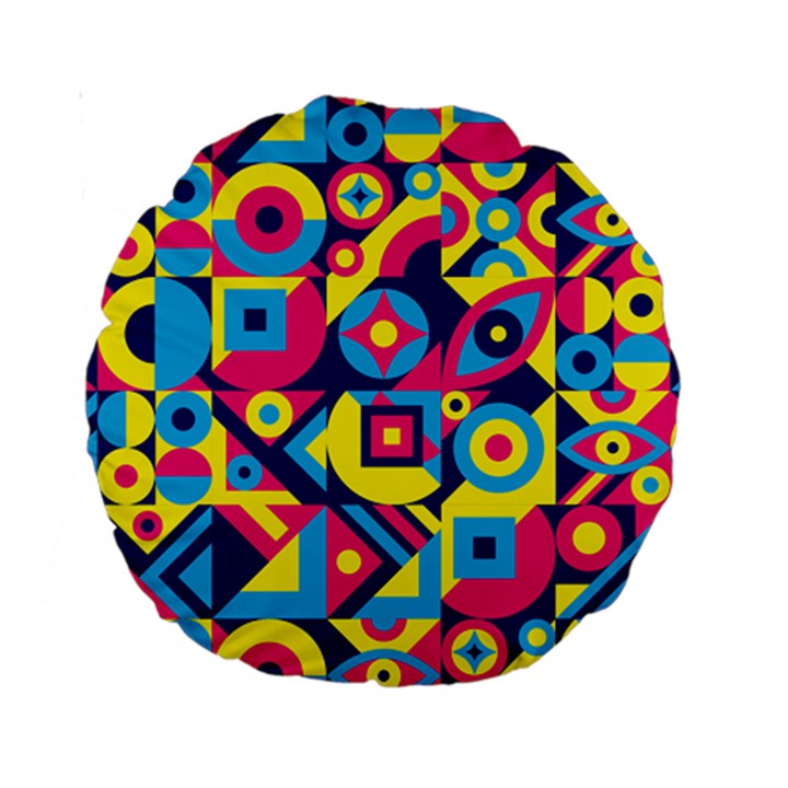 DOODLE PATTERN Standard 15  Premium Round Cushions