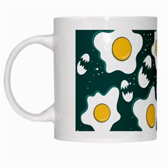 Wanna Have Some Egg? White Mugs by designsbymallika