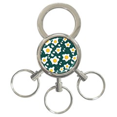 Wanna Have Some Egg? 3-ring Key Chain by designsbymallika