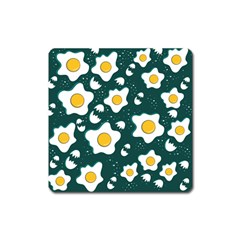 Wanna Have Some Egg? Square Magnet by designsbymallika