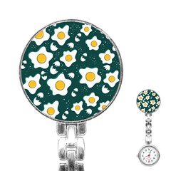 Wanna Have Some Egg? Stainless Steel Nurses Watch by designsbymallika