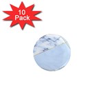 BLUE MARBLE PRINT 1  Mini Magnet (10 pack)  Front