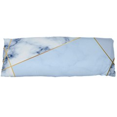 Blue Marble Print Body Pillow Case Dakimakura (two Sides) by designsbymallika