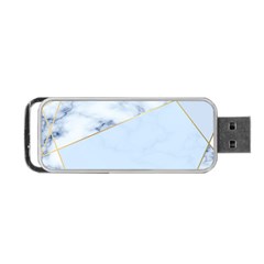 Blue Marble Print Portable Usb Flash (two Sides) by designsbymallika