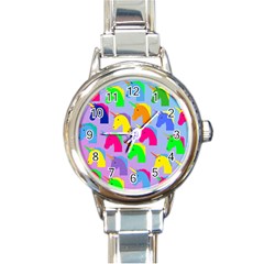 Unicorn Love Round Italian Charm Watch by designsbymallika