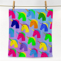 Unicorn Love Face Towel by designsbymallika