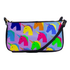 Unicorn Love Shoulder Clutch Bag by designsbymallika