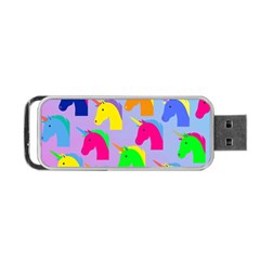 Unicorn Love Portable Usb Flash (one Side) by designsbymallika