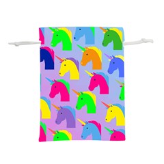 Unicorn Love Lightweight Drawstring Pouch (l)