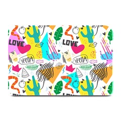 Doodle Pattern Plate Mats by designsbymallika