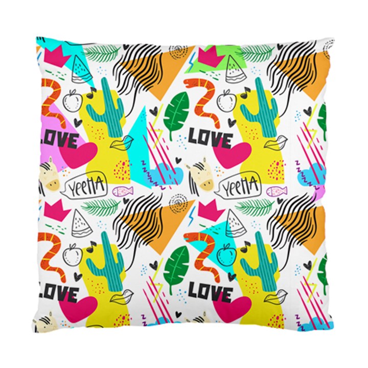 DOODLE PATTERN Standard Cushion Case (One Side)