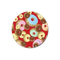 Donut  Magnet 3  (round) by designsbymallika