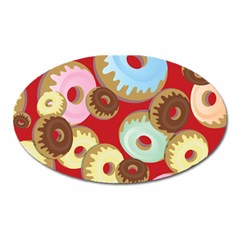 Donut  Oval Magnet by designsbymallika