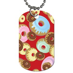 Donut  Dog Tag (two Sides) by designsbymallika