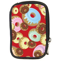 Donut  Compact Camera Leather Case by designsbymallika