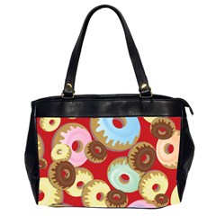 Donut  Oversize Office Handbag (2 Sides) by designsbymallika