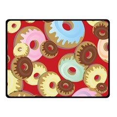 Donut  Fleece Blanket (small) by designsbymallika