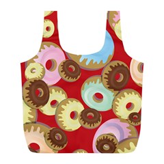 Donut  Full Print Recycle Bag (l) by designsbymallika