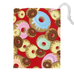 Donut  Drawstring Pouch (5xl) by designsbymallika