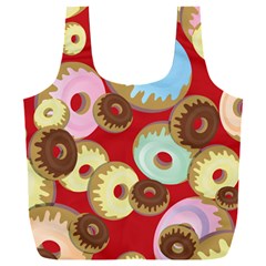 Donut  Full Print Recycle Bag (xxl) by designsbymallika