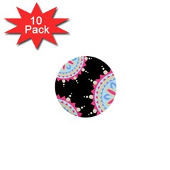 Madala Pattern 1  Mini Buttons (10 Pack)  by designsbymallika