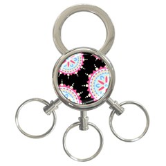 MADALA PATTERN 3-Ring Key Chain