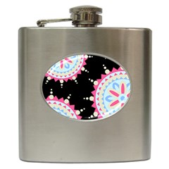 Madala Pattern Hip Flask (6 Oz) by designsbymallika