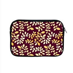 Golden Leaf Pattern Apple Macbook Pro 15  Zipper Case by designsbymallika