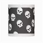 WHITE SKULL PATTERN White Mugs Center