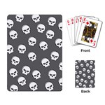 WHITE SKULL PATTERN Playing Cards Single Design (Rectangle) Back