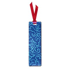 Blue Floral Print Small Book Marks by designsbymallika